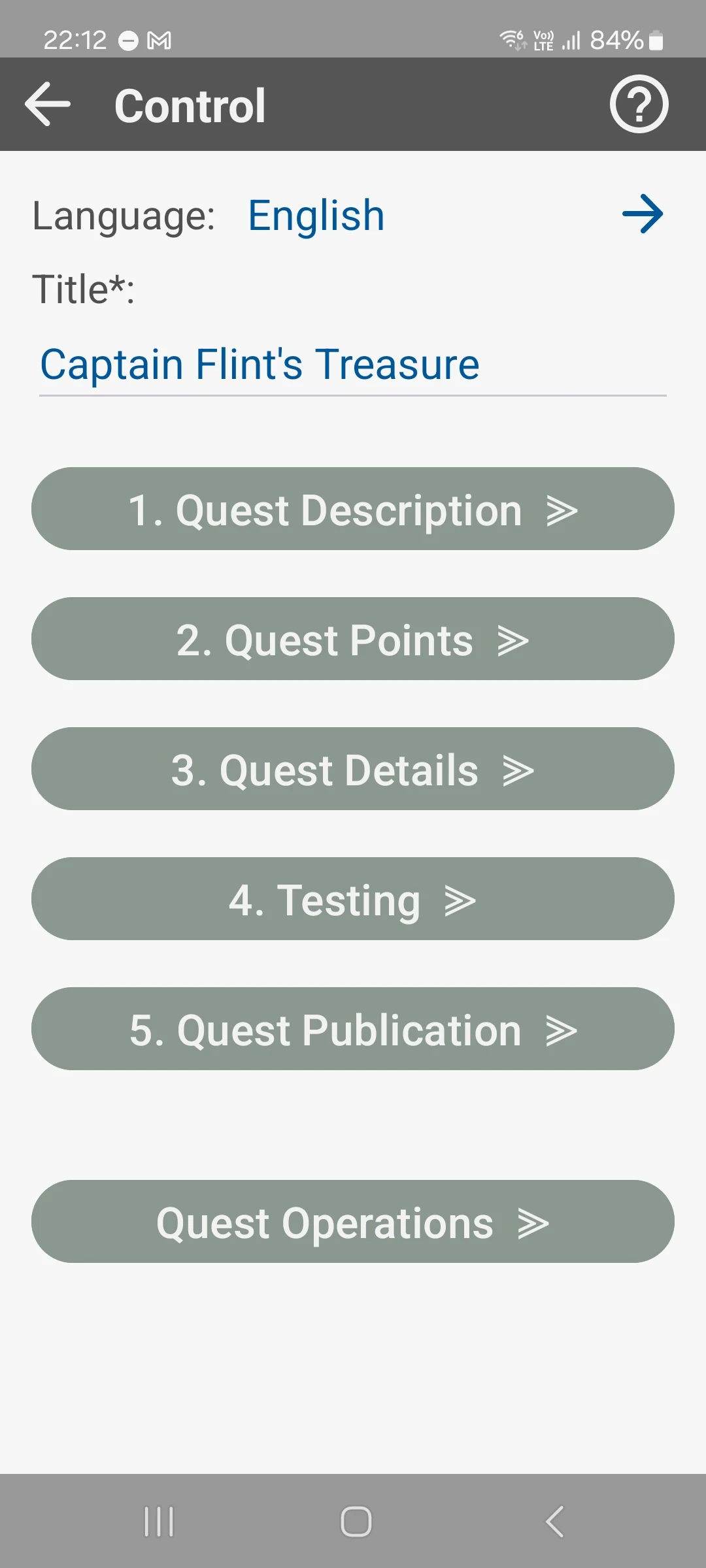WalkQuest Builder screenshot